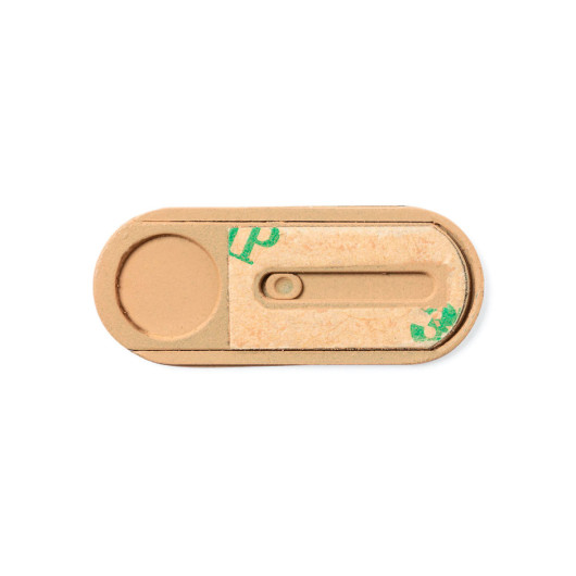 Recycled Paper Webcam Coveer Back Closed